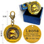 Médaille d'identification pour chien gravée en métal personnalisée, carte d'identité anti-perte