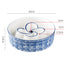 Ceramic Slow Feeder Dog Bowl Slow Feeder Dog Bowl For Medium Large Anti-Choking Slow Eating Dog Bowl Non Slip Dog Bowl Slow Feeder
