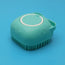 Silicone Dog Bath Massage Gloves Brush Pet Cat Bathroom Cleaning Tool Comb Brush For Dog Can Pour Shampoo Dog Grooming Supplies