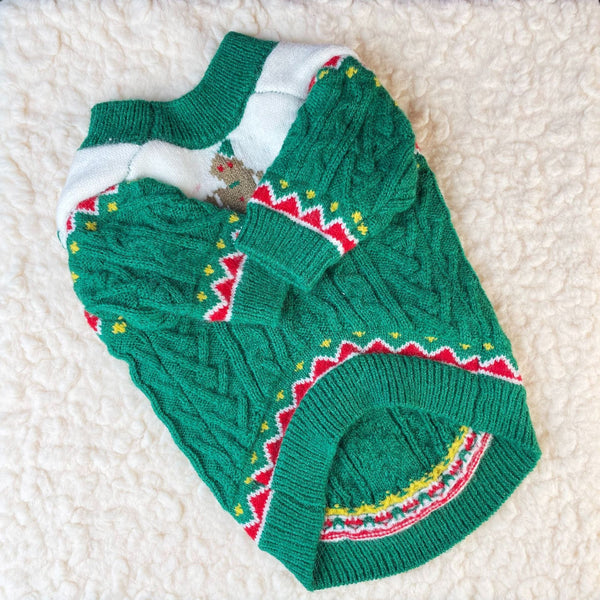 green-sweater