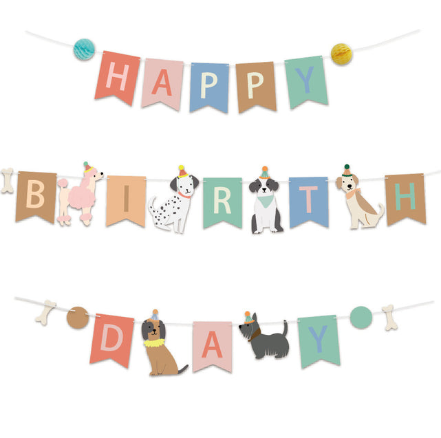 Dog Print Birthday Party Decoration
