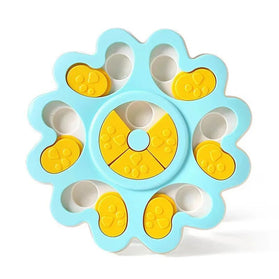 Dog Puzzle Slow Bowl Flower Shape Improve Pet IQ Interactive Feeder Non-Slip Anti-choking Dogs Training Games Dog Accessories