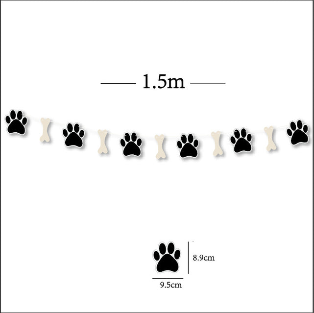 Dog Print Birthday Party Decoration